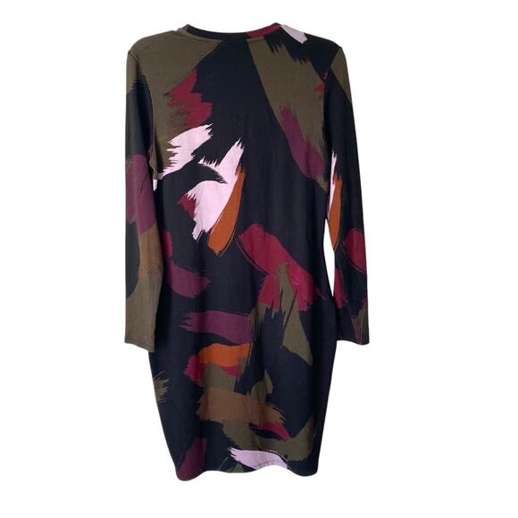 Ted Baker Lauryy Abstract Print Long Sleeve Dress size 3 Large - Picture 8 of 12